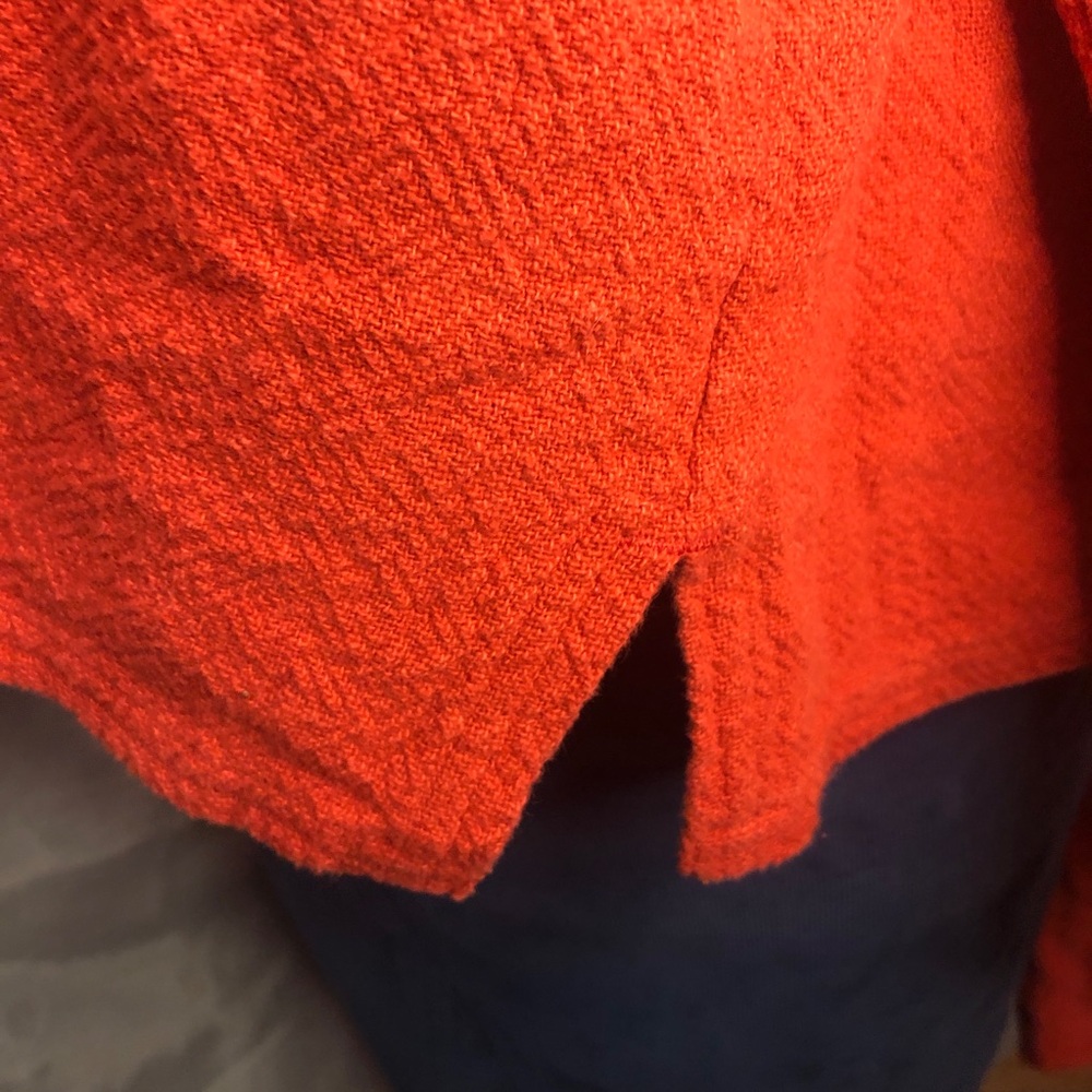 Orvis textured cotton jacket. Rust XL - Picture 8 of 10